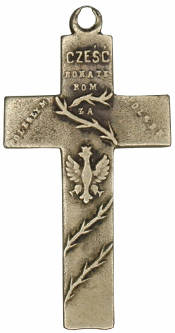 Krzyżyk Krzywopłoty-Załęże odlany na II rocznicę bitwy 