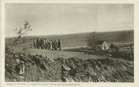 Narada sztabu autriackiego i Piłsudskiego pod Krzywopłotami, 9 listopada 1914 r.