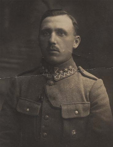 Henryk Domino w mundurze legionowym